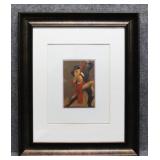 Original Painting on Paper Unsigned