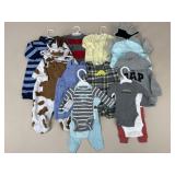 0-3 Month Newborn Baby Boy Clothes / 11 pc