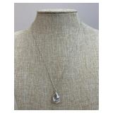 Sterling Silver Necklace w/ Boat Charm