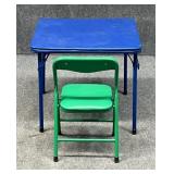 Children's Folding Chair and Table