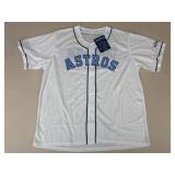 XL Blue & White Astros Jersey - Correa #1
