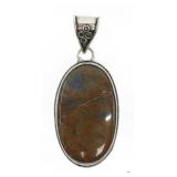 Sterling Silver Jasper Pendant