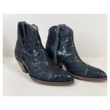 Allens Sz 8 Stitched Leather Boots