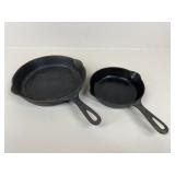 Griswold & Victor Cast Iron Skillets