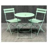 Metal Bistro Set / 3 pc