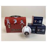Astros Baseballs & Lunch Box