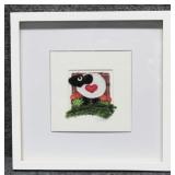 Original Textile Art Signed Karen Pleass