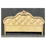 King Size French Style Painted Wood Headboard