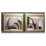 June Marie-Enhanced Prints on Canvas 2/PC