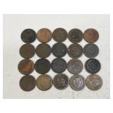 Indian Head Pennies/ 20 pc