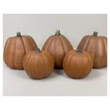 Terra Cotta Pumpkins / 5 pc