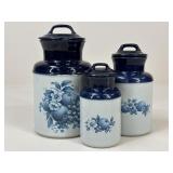 McCoy Pottery Canisters / 3 pc