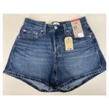 Sz 28 Womens Leviï¿½s 501 Curve Shorts
