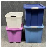 Sterilite & Iris Storage Containers / 4 pc