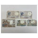 Vintage French Francs 1939 - 1942