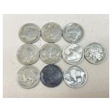 Buffalo Nickels/ 10 pc