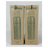 L.L. Bean 1 Liter Vacuum Bottles NIB / 2 pc