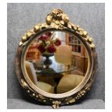 Bombay Co. Mirror in Ornate Gold Tone Frame