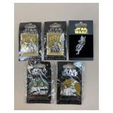 2008 Disney Star Wars Pins NIP
