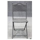 Folding Metal Patio Chair