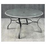 Glass Top Patio Table