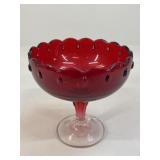 Teardrop Pattern Indiana Glass Compote
