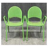 Metal Patio Chairs / 2 pc