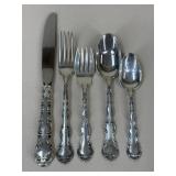 Gorham 'Strasbourg' Sterling Flatware Set / 20pc