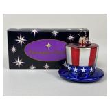 Christopher Radko Ornament - 'Liberty Lid'