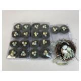 Bird Nest Decor/ 19 pc
