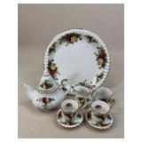 Royal Albert Old Country Roses Mini Tea Set