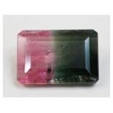 Watermelon Tourmaline Gemstone 13.87 ct