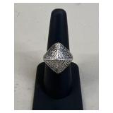 Sz 8 Sterling Silver Barse Ring