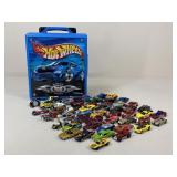 Hot Wheels Cars & Storage Case / 50 pc