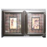 Golf Decor Prints Framed 2/PC