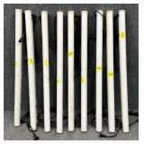 American DJ Rainbow Tube II Light Fixtures / 9 pc