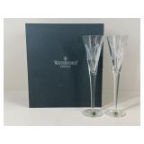 Waterford Crystal Flutes w/ Case