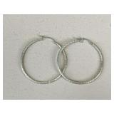 Sterling Silver Hoop Earrings