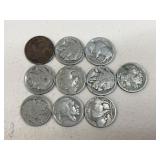 Buffalo Nickels/ 10 pc