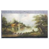 Original Painting on Canvas Signed Vennet