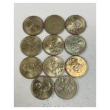 Sacagawea Dollar Coins/ 11 pc