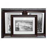 Set of 3 New York City Black & White Prints