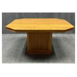 Solid Wood Pedestal Dining Table
