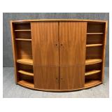 Skovby Danish Modern Curved Front Wall Unit