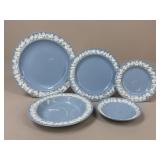 Wedgwood Embossed Queenï¿½s Ware China / 18pc