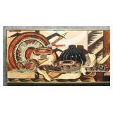 Original Painting on Canvas Signed Cathy Thomas