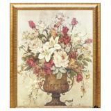 Barbara Mock 'Floral Reflections I' Print