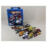 Hot Wheels Cars & Storage Case / 41 pc