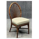 Arched Back Bamboo Chair