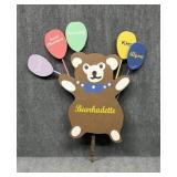 Bearkadette Yard Sign